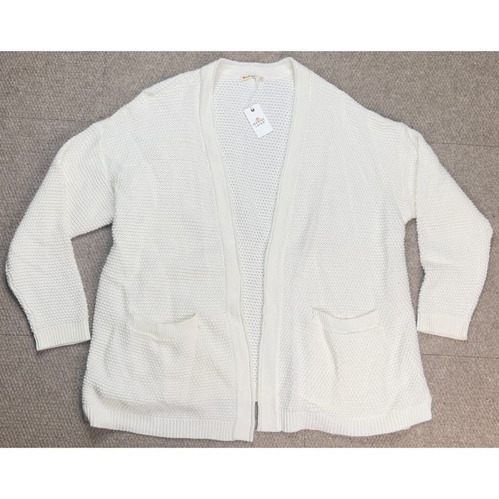 Marine Layer Women's Catalina Milk Colored Cardigan Size‎ XL